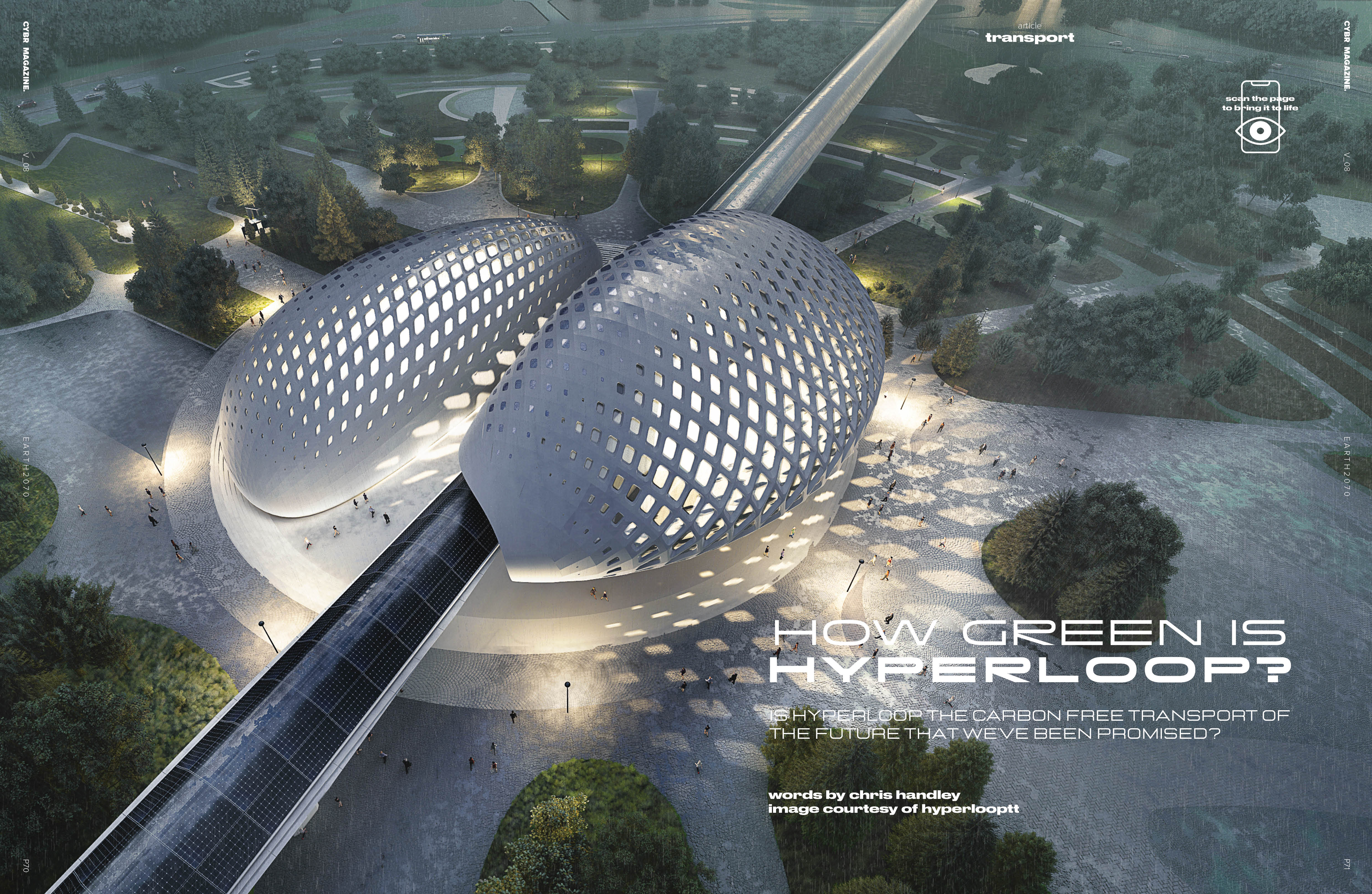 CYBR MAGAZINE 08 PRINT EARTH 2070 "UTOPIA"