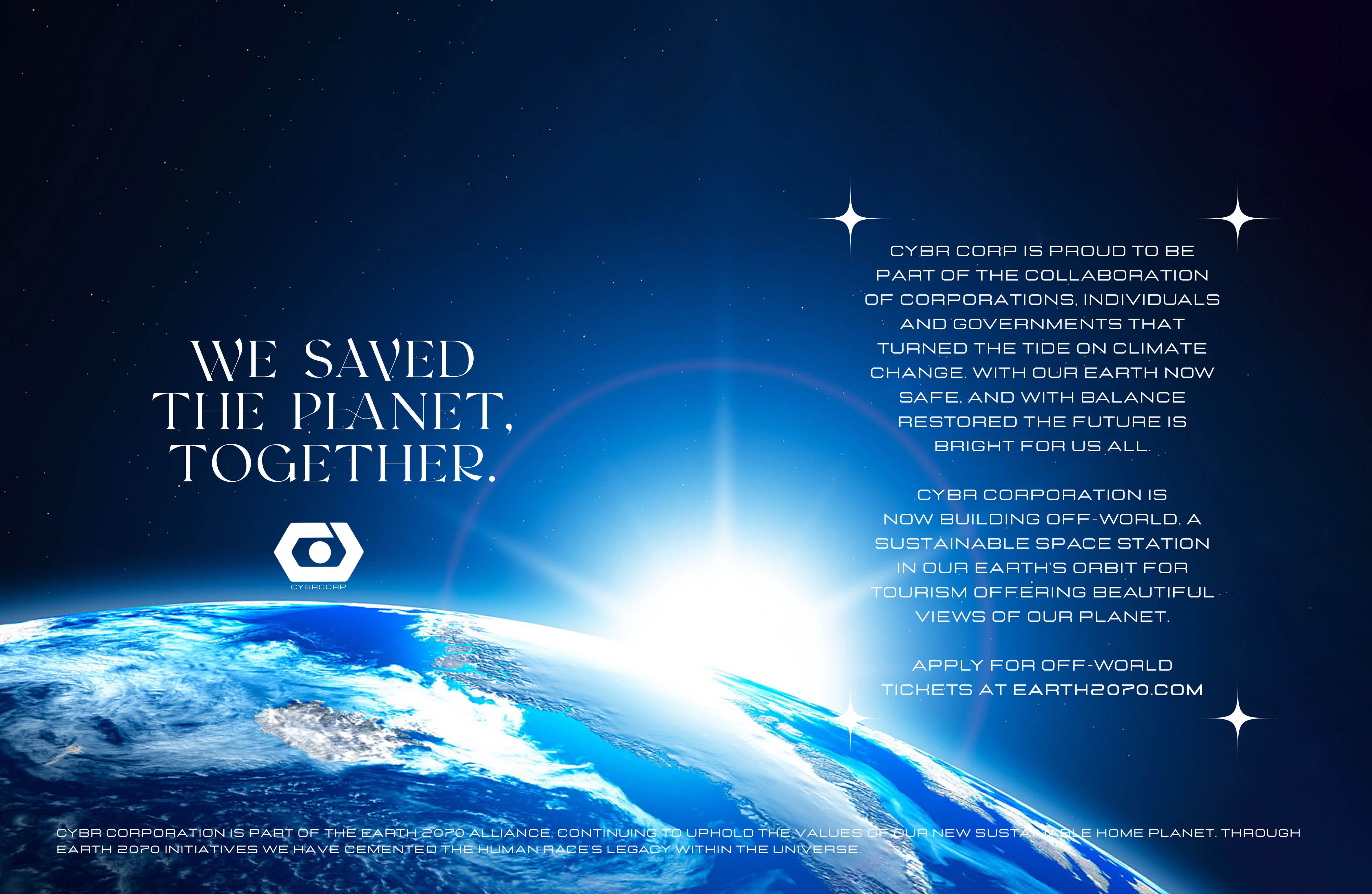 CYBR MAGAZINE 08 PRINT EARTH 2070 "UTOPIA"