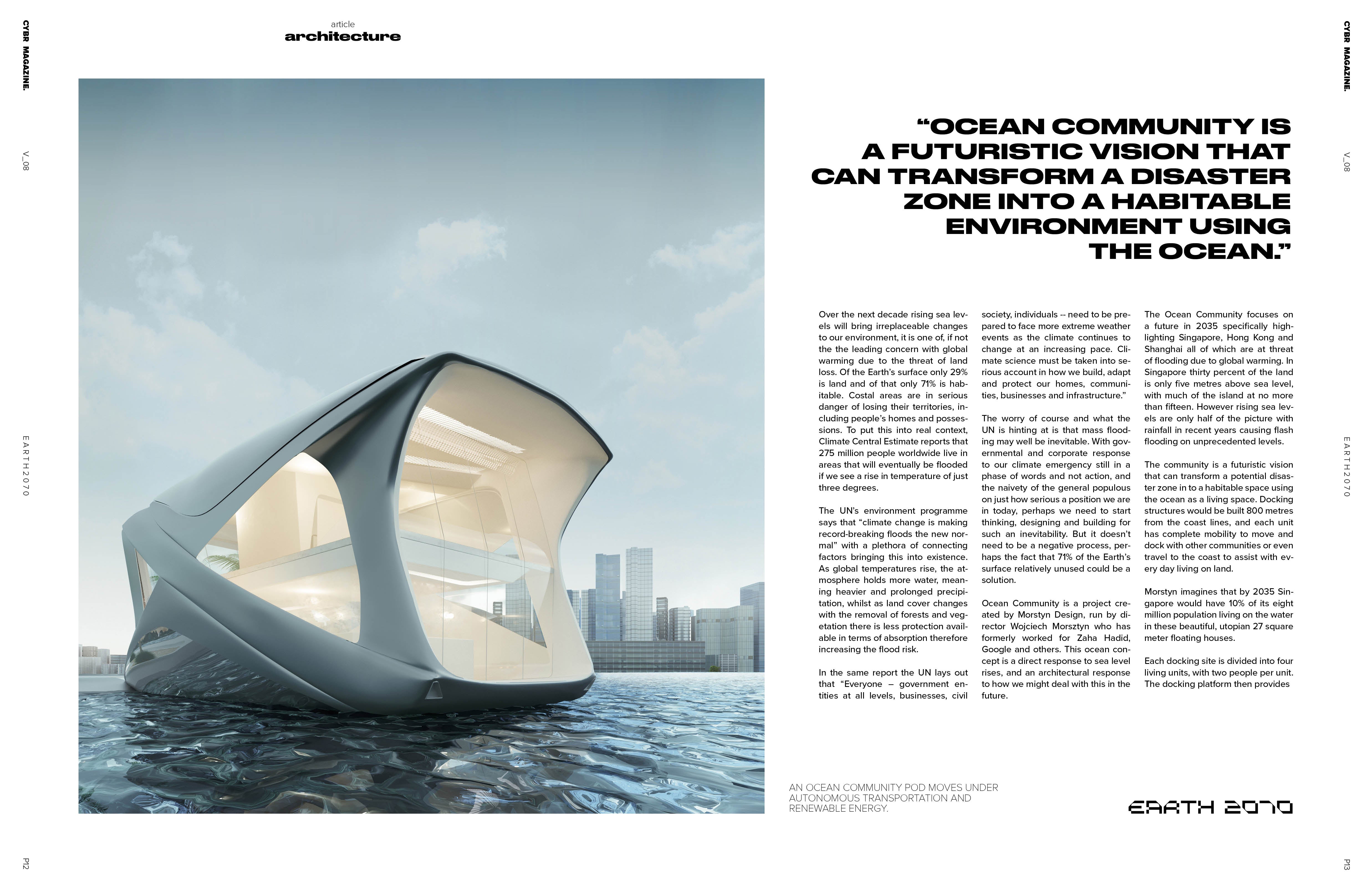 CYBR MAGAZINE 08 PRINT EARTH 2070 "DYSTOPIA"