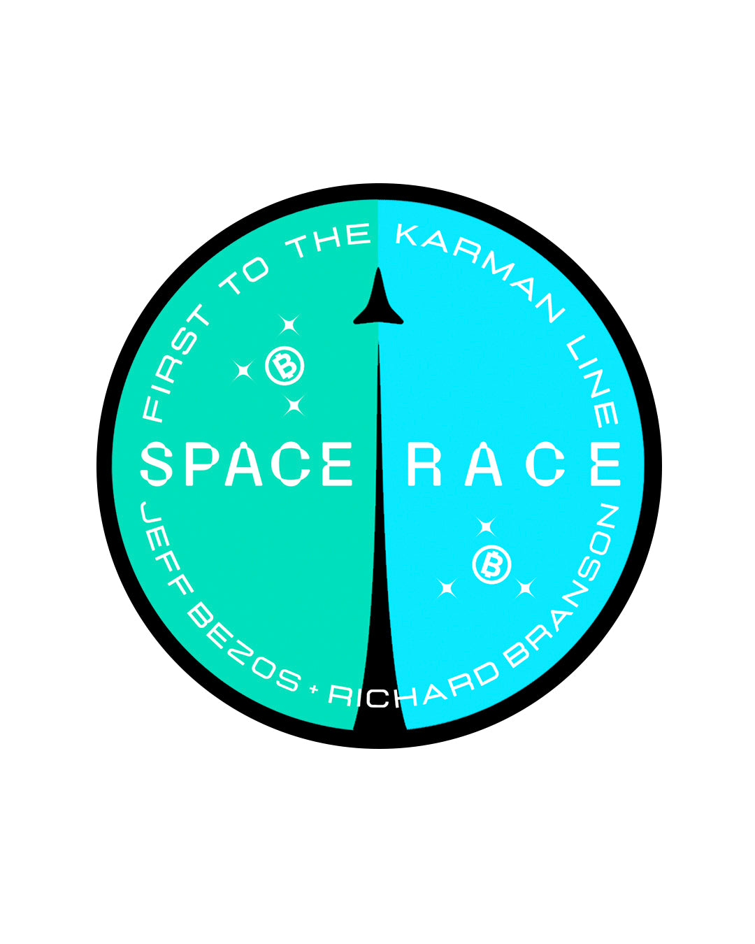 SPACE RACE MISSION PATCH